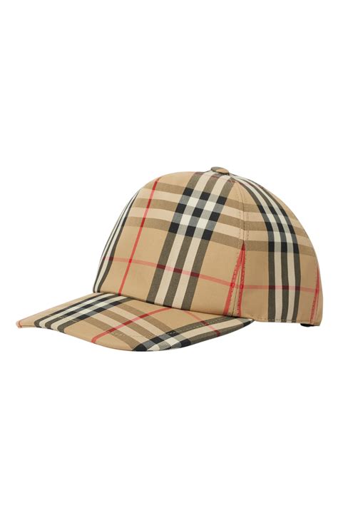 Burberry Vintage Check Baseball Cap,Brand Size 